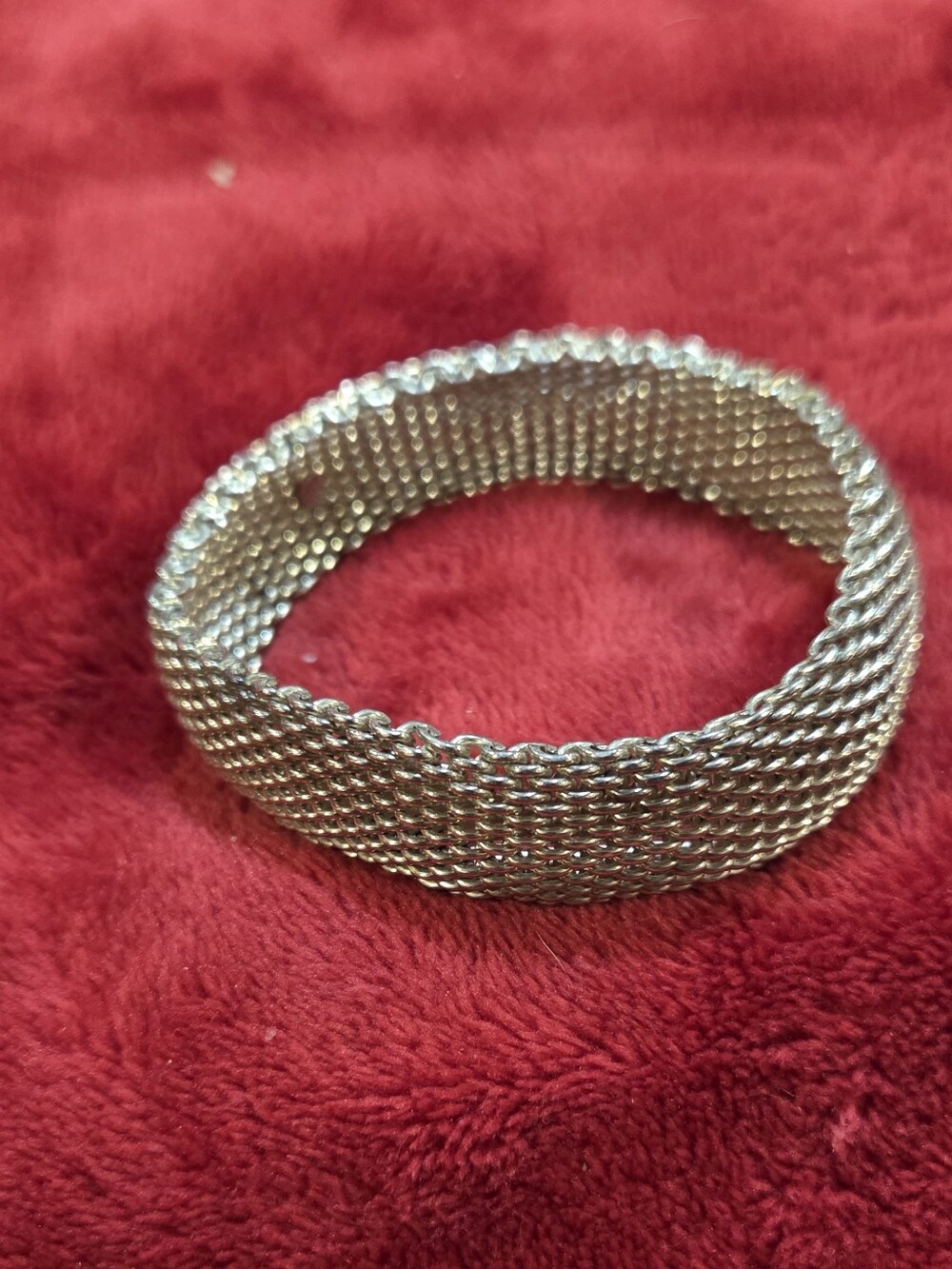 Sterling Silver Mesh Bracelet
